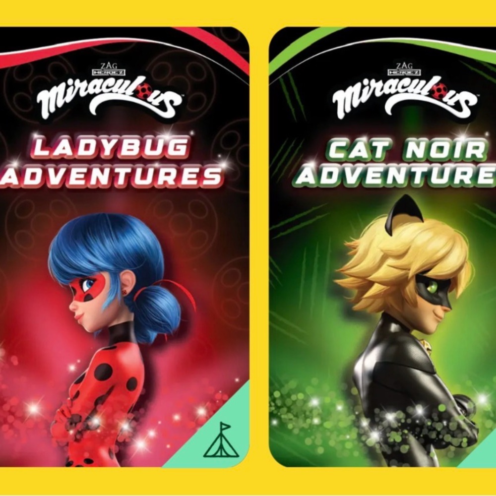 Yoto 2 Pack Miraculous Ladybug Adventures & Cat Noir Adventures Cards. New